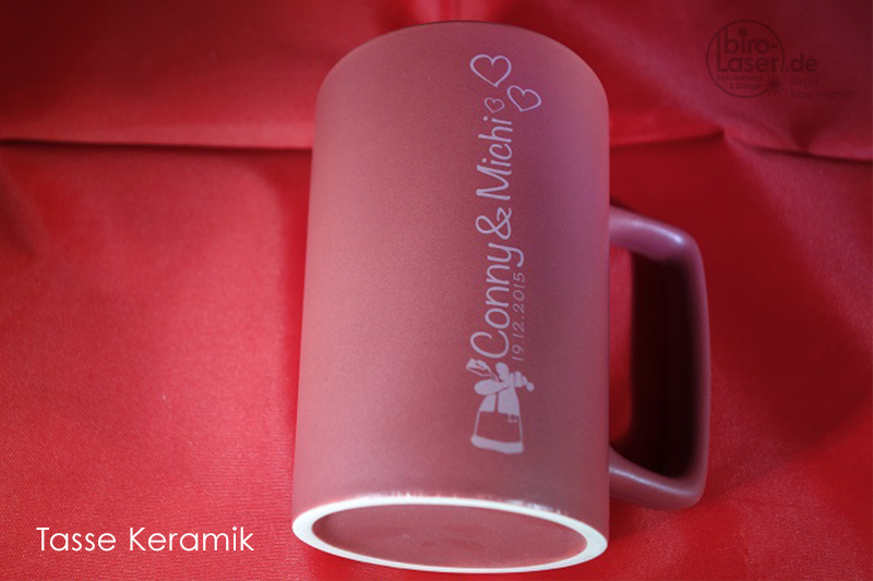 Tasse Keramik Laser