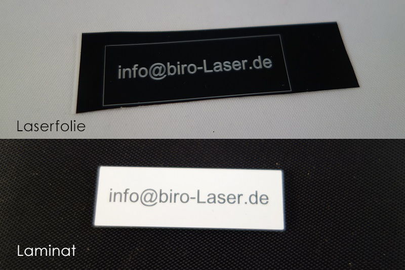 Laminat Laserfolie