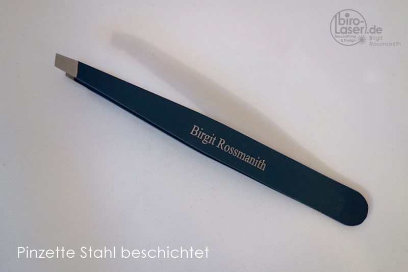 Pinzette Stahl beschichtet Laser